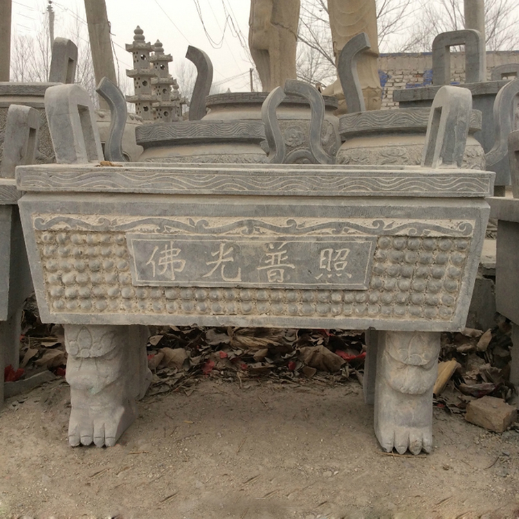 石鼎花岗岩青石鼎雕塑厂家定制---天键石业