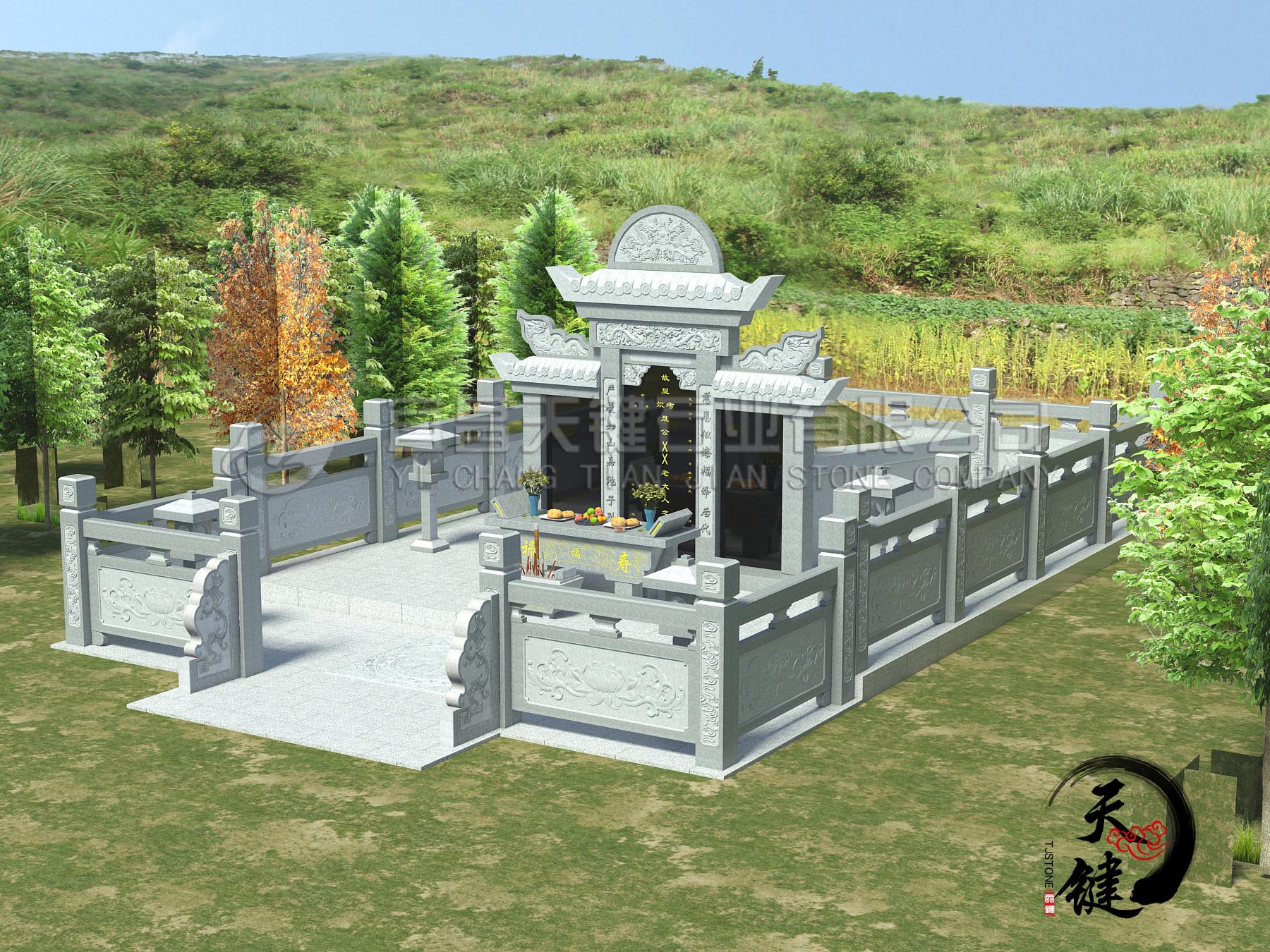 贵州坟墓设计图片